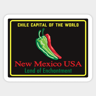 Chile Capital of the World Sticker